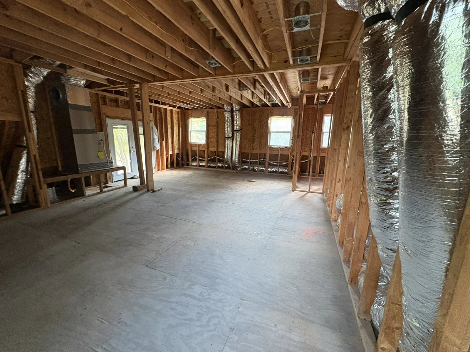 Second home, interior perspective, 2140 Bells Chapel Road - September 2026